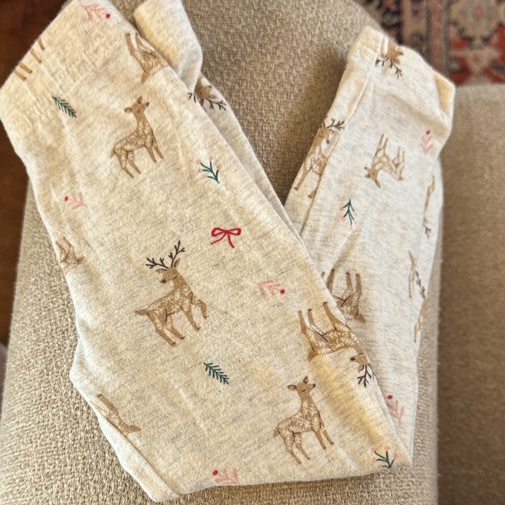 Carter’s Winter Reindeer Leggings - 2T